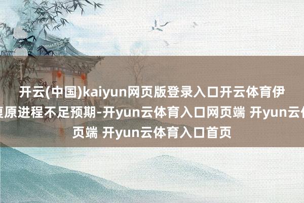 开云(中国)kaiyun网页版登录入口开云体育伊朗安装举座复